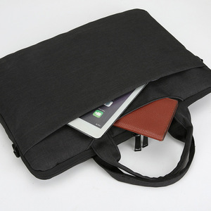 Sac pour ordinateur portable imperméable Oxford pour hommes, résistant aux chocs, décontracté, avec fermeture éclair. - Product Image 4