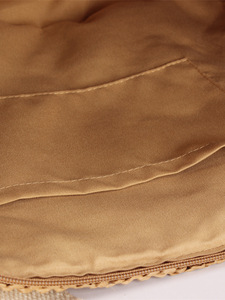 กระเป๋าถือผู้หญิงทรงใหม่ ลายทางสองสี ทำจากเชือกกระดาษ ทอแบบมีซิป นุ่ม จุของได้เยอะ เรียบง่าย สไตล์คนเมือง ใช้ได้ทุกวัน รุ่น Tanjing - Product Image 3