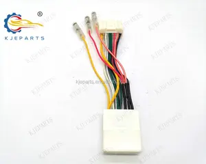 20 pin konektor laki-laki ke perempuan dengan kabel terminal peluru Harness untuk sistem video audio mobil Nissans