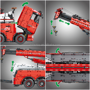 Nouveau <span class=keywords><strong>jouet</strong></span> Mould <span class=keywords><strong>King</strong></span> 19008s compatible MOC APP, camion grue motorisé, grand ensemble de blocs de construction pour garçon - Product Image 3