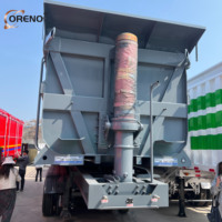 Meilleures Ventes 2026 Semi-remorque benne basculante arrière 30 m³ 50 tonnes pour sable et charbon