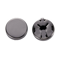 Boucle Tortoise en Cuivre Galvanisé Or 20mm pour Hommes, Couvre-Boutons en Laiton