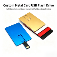 Clé USB en métal personnalisable avec logo, forme carte de crédit, imprimante UV A4 pour cartes d'identité, clé USB en PVC, impression de cartes plastiques
