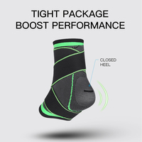 Bandage réglable en nylon pressurisé, 1 pièce, protection de soutien de la cheville pour femmes hommes basket-ball