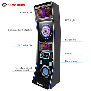 Machine de fléchettes électronique Yulong Sport avec cible à pointes souples, 26 jeux pour 1 à 4 joueurs - Product Image 5