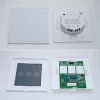 Interrupteur intelligent WiFi LEDEAST DS-101JL-123, pas de neutre requis, télécommande sans fil, interrupteur lumineux compatible avec Alexa et Google
