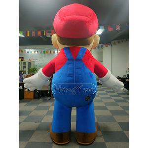 Mascota inflable al aire libre tamaño adulto <span class=keywords><strong>Super</strong></span> Red <span class=keywords><strong>Mario</strong></span> mascota inflable disfraz lindo vestido encantador <span class=keywords><strong>Mario</strong></span> <span class=keywords><strong>Bros</strong></span> disfraces de cosplay - Product Image 6