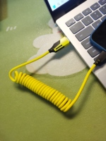 Câble de données A51JJ 65W 4-en-1 à charge rapide en cuivre pur 1,5 m pour transfert de données iPhone, ordinateur, voiture - Accessoires mobiles style méca