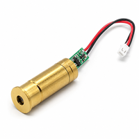Nouveau module laser vert 532nm 45mW, faisceau croisé Starlight, ligne horizontale, tête métallique, DC2.3-5V, accessoires pour éclairage de scène et de pelouse ZhonNa