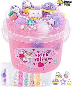JITENG Wholesale Glossy Non Sticky Stretchy Soft <b>Slime</b> <b>Toys</b> Birthday Colorful Clear Crystal Jelly Cube Clear <b>Slime</b> , Crunchy - Product Image 1