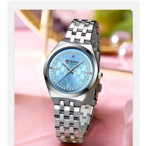 CURREN 9096 Original Unique Dial Quartz <b>Watch</b> for Women Fashion Elegant Ladies <b>Watches</b> Stainless Steel Waterproof Women's <b>Watch</b> - Product Image 3