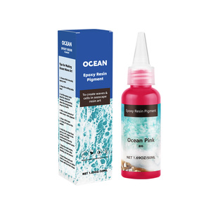 สีผสมเรซิ่นอีพ็อกซี่ 50 มล. สีโอเชียน คัลเลอร์ พิกเมนต์เข้มข้นสูง สำหรับงานไม้ริเวอร์เทเบิล สีผสมสำหรับงานฝีมือ - Product Image 3