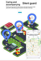 Tragbare Q12 Kinder-Smartwatch, SIM-Steckplatz, IPS-Bildschirm, SOS-Alarm-Tracking, Temperaturdetektor