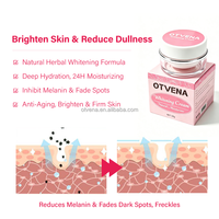 Crème éclaircissante pour le visage OTVENA, hydratation intense, atténue les taches, améliore la peau terne, unifie le teint, soin de la peau du visage