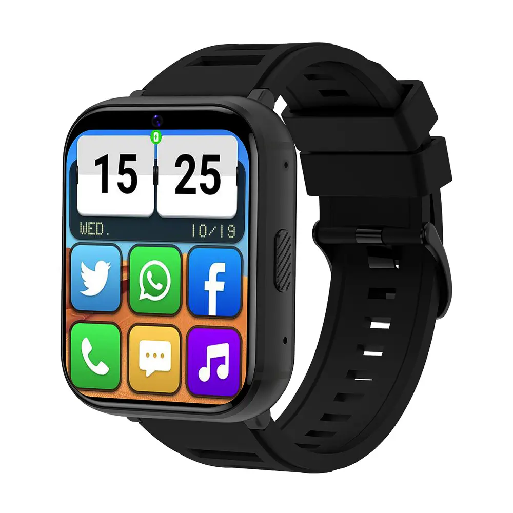 Q668 4G Smartwatch 2,08 pulgadas pantalla grande 2 + 16G Bluetooth Monitor de ritmo cardíaco GPS 5MP Cámara reloj inteligente compatible con tarjeta Nano SIM