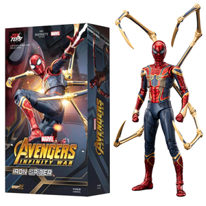 Zd Toys Originale Autentico Spider-Man <span class=keywords><strong>Marvel</strong></span> Avengers 3 Iron Spider-Man 2.0 1/10 Action Figure con Articolazioni Mobili 18cm 7 Pollici - Product Image 1