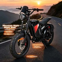 Vélo électrique tout-terrain longue portée, batterie lithium 60V 30Ah, 65 km/h, 7 vitesses, livraison directe d'usine, vélo d'équilibre pour ADULTES
