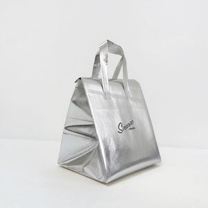 Sacs isothermes promotionnels réutilisables pour aliments, sacs isothermes personnalisés avec logo, vente en gros, grands et petits sacs isothermes non tissés pour plats à emporter - Product Image 4