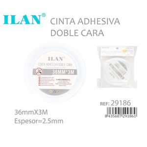 Il nastro biadesivo da 36 mm x 3 m, spessore 2,5 mm, per il montaggio - Product Image 1