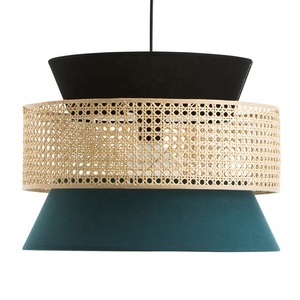 New Trend Handmade Rattan Hang Light Chinese Style Lantern Woven Pendant <b>Lamp</b> for Home Cafe Restaurant Hotel - Product Image 2
