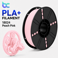Filament d'imprimante 3D Becreative PLA+ 1,75 mm, tolérance de 0,02 mm, haute résistance, paquet de 1 kg, alimentation facile