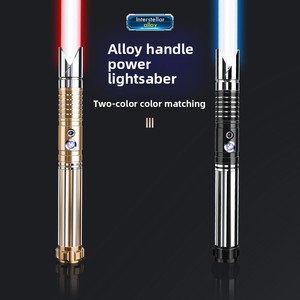 Sabre laser <span class=keywords><strong>Jedi</strong></span> 2-en-1 haut de gamme avec 16 couleurs LED, jouet <span class=keywords><strong>épée</strong></span> laser pour 14 ans et plus, en plastique et métal, modèle WeiLaiToys BS, vente en gros - Product Image 1