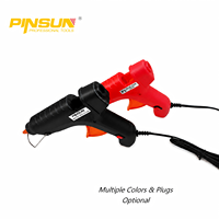 Pistolet à colle chaude portatif 60W, outil de réparation électrique professionnel, interrupteur d'alimentation intégré, pour bricolage industriel et artisanat PINSUN