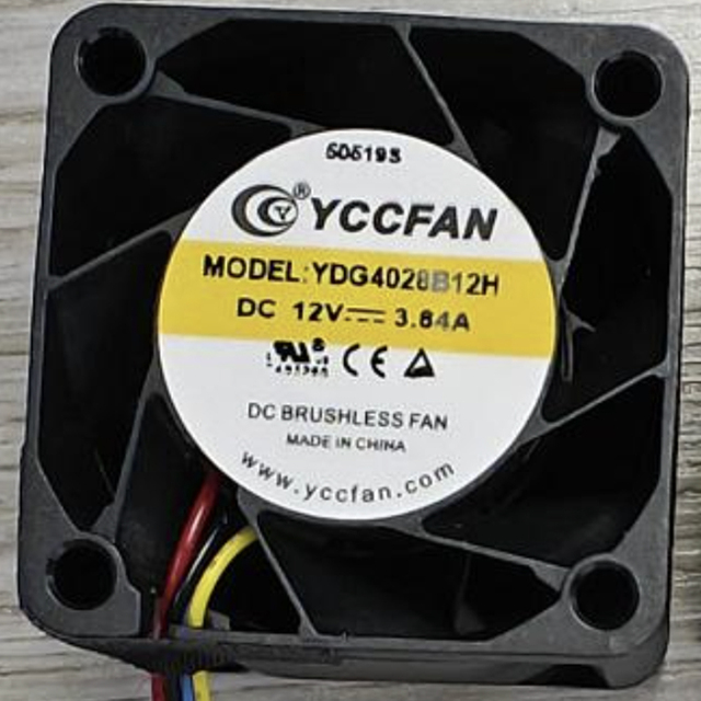 INNOOTEC 40x40x28mm 12v Brushless DC Axial Cooling Fan Low Noise Ball Bearing for Server Rack Ventilation Network Switch Cabinet