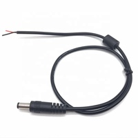 Câble d'alimentation 5V 12V dc 5521 5525 avec anneau magnétique