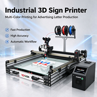 Mesin Pencetak LED Otomatis YDSIGN untuk Tanda 3D, Mesin Pemroses Logo Digital 3D Besar, Printer 3D untuk Tanda Logo