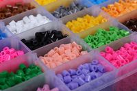 Boîte de perles de 5mm, boîte de 12000 pièces de perles Hama, 36 couleurs, vente en gros