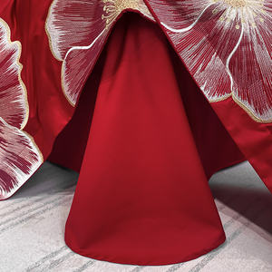 Parure de lit de luxe 100 % coton de style européen - Linge de lit uni respirant en coton doux pour hôtel et maison - Product Image 6