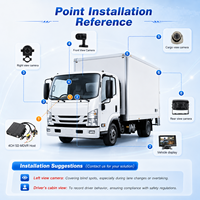 Enregistreur vidéo mobile 4CH SD 4G GPS pour véhicule, système de gestion de flotte MDVR, caméra de surveillance en ligne pour camion, bus, taxi, OEM