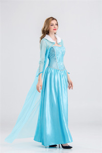 Elsa <span class=keywords><strong>principessa</strong></span> fata abito Costume con accessori per feste di compleanno <span class=keywords><strong>donna</strong></span> e regina Cosplay abiti ispirati al film e TV - Product Image 3