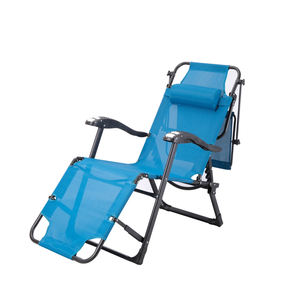 Hitree Luxury Portable Zero Gravity Liegestuhl Sonnen liege für Strand <span class=keywords><strong>massage</strong></span> im Freien mit klappbarem Sonnenschutz-Strandkorb - Product Image 4