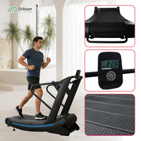 Cinta de Correr Curva para Entrenamiento de Velocidad, Resistente, No Motorizada, Profesional