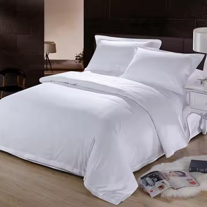 Khách Sạn Sang Trọng Vua Kích Thước Cao Cấp 100% Bông Bộ Đồ Giường Đặt Thoáng Khí Làm Mát Comforter Với Giường Phẳng Tấm - Product Image 1