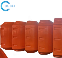 Flotteurs en plastique durs de petit diamètre de HDPE pour la canalisation de dragage flottante de ponton de piscine de barrage de rivière de mer