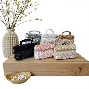 Sequin <b>Box</b> Handbag Women Evening <b>Clutch</b> Sparkling Zipper Purse for Party Wedding - Product Image 1