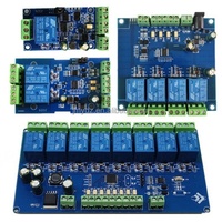 Módulo de Relé de 8 Canales 5V, Entrada/Salida, Comunicación Serial RS485/TTL, Placa Modbus RTU