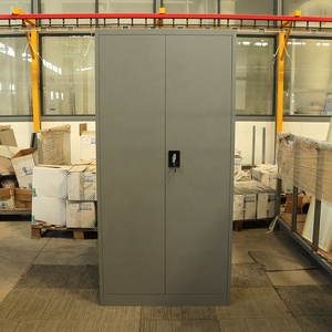 Armoire métallique à deux portes avec miroir, style industriel populaire, pour le bureau, Philippines - Product Image 2