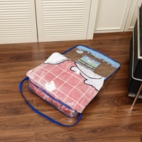 Sacs à cordon en PVC transparent réutilisables, vêtements, chaussettes, couette, rangement, épaisseur personnalisable, imperméable, sécurité, fourrure