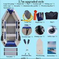 Bateau pneumatique rigide certifié en PVC avec plancher gonflable pour la pêche