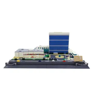 Wange 6219 Modèle d'architecture créative des Nations <span class=keywords><strong>Unies</strong></span>, collection de jouets en briques de New York, États-Unis, ensembles de blocs de construction - Product Image 3