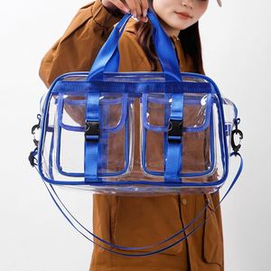 Summer Outdoor Travel PVC Beach Bags Waterproof PVC Crossbody Sling Bag Lightweight Clear PVC Tote Bags - Product Image 6