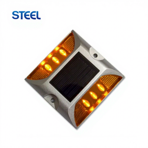 Borne routière <span class=keywords><strong>solaire</strong></span> en aluminium intégré <span class=keywords><strong>de</strong></span> haute <span class=keywords><strong>qualité</strong></span> IP68, lumière <span class=keywords><strong>de</strong></span> signalisation routière <span class=keywords><strong>solaire</strong></span> - Product Image 1