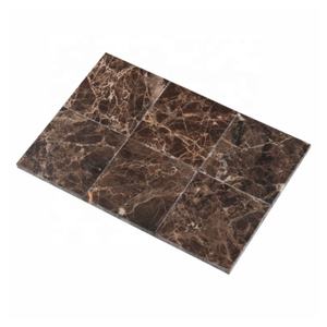 Mármol Emperador Marrón Oscuro Español de Piedra Natural, Baldosa de Mármol Marrón de Lujo para Pisos - Product Image 1