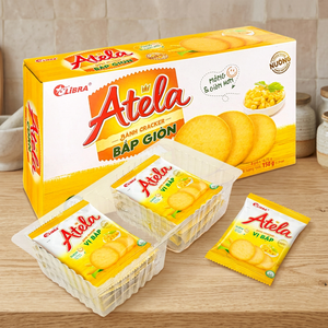 Galletas de Maíz Saladas y Crujientes Horneadas Saludables 150g |   Empaque en Caja OEM/ODM Libra Hecho en Vietnam Ofrece Muestra Gratuita - Product Image 1