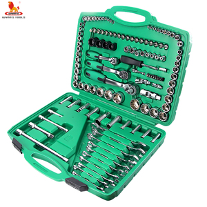 <span class=keywords><strong>120Pcs</strong></span> Công Cụ Chuyên Nghiệp Bộ Trong Trường Hợp Hộp Công Cụ Cho 1/4 "3/8" Tiến Sĩ Ổ Cắm Ratchet Cờ Lê Thiết Lập - Product Image 2