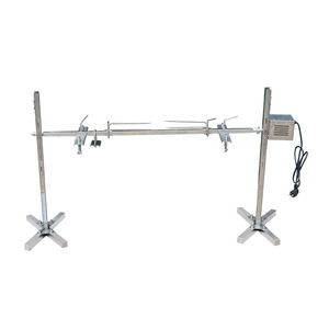 HDS02 Asador Giratorio Personalizado al por Mayor, Parrilla de Acero Inoxidable para Asar Cerdos y Pollos, Parrilla Eléctrica para Camping y Picnic - Product Image 1